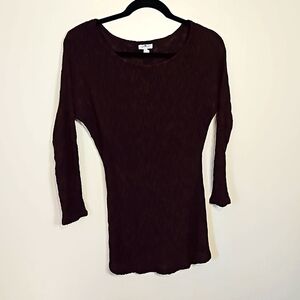 A Pea in the Pod Maternity scoop neck Tunic Sweater Size Small Burgundy